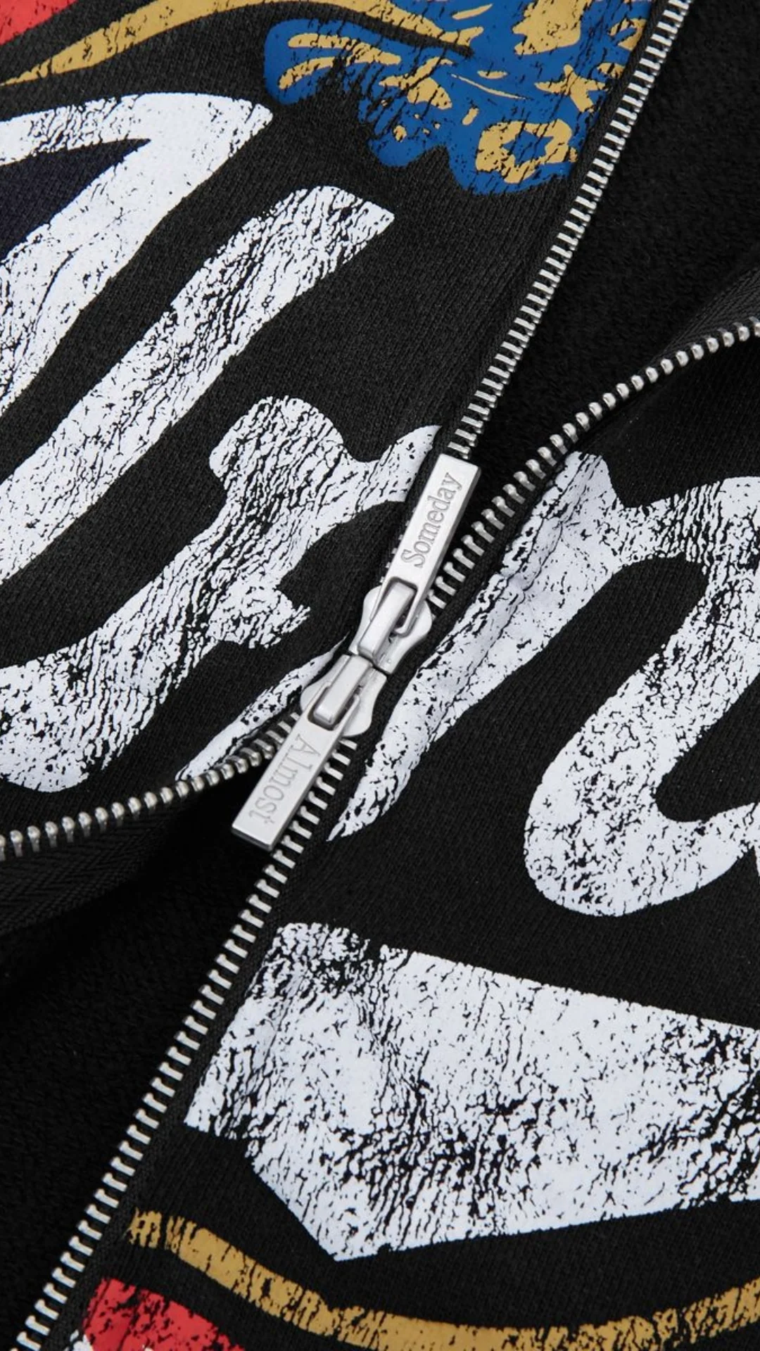 AS HIGH LIFE ZIPUP HOODIE (BLACK) - Image 3