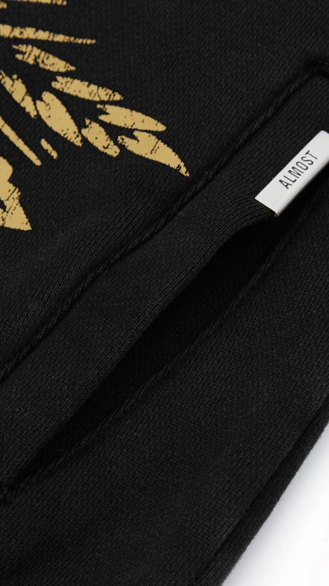 AS HIGH LIFE ZIPUP HOODIE (BLACK) - Image 4