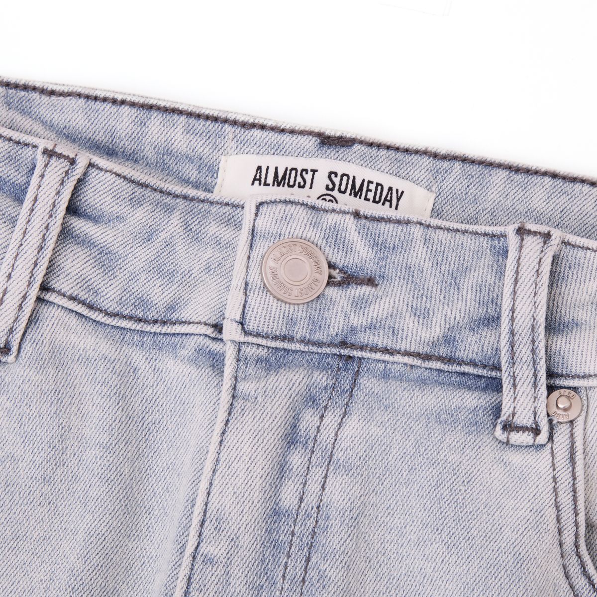 AS MOTO EMBOSSED JEANS - BLUE - Image 3