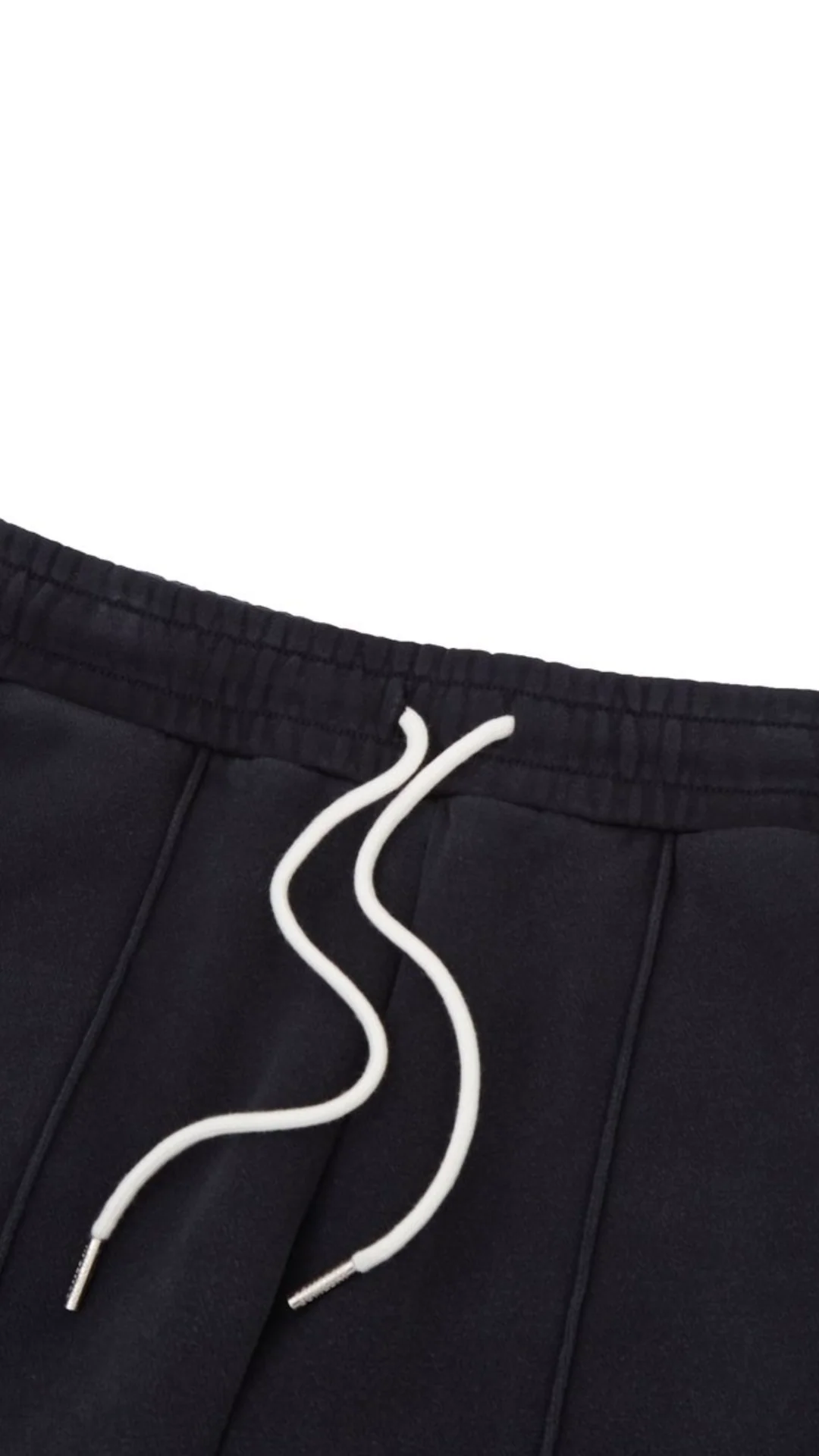 AS MOTTO PLEATED SWEATS (BLACK) - Image 4