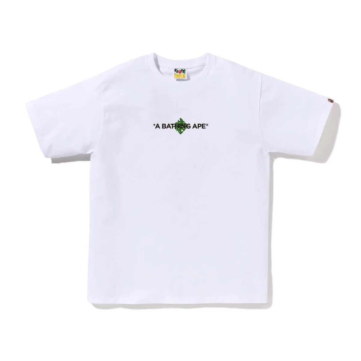 BAPE JAPANESE FAN TEE - WHITE/GREEN - Image 2