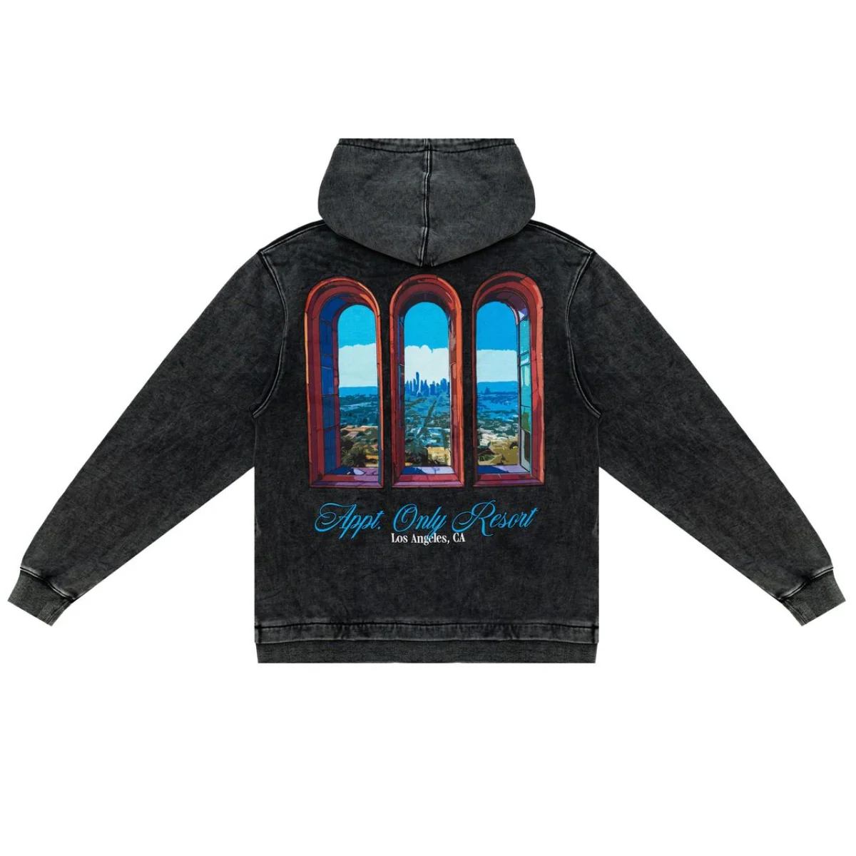 BAO APPT RESORT ZIP HOODIE - BLACK - Image 2