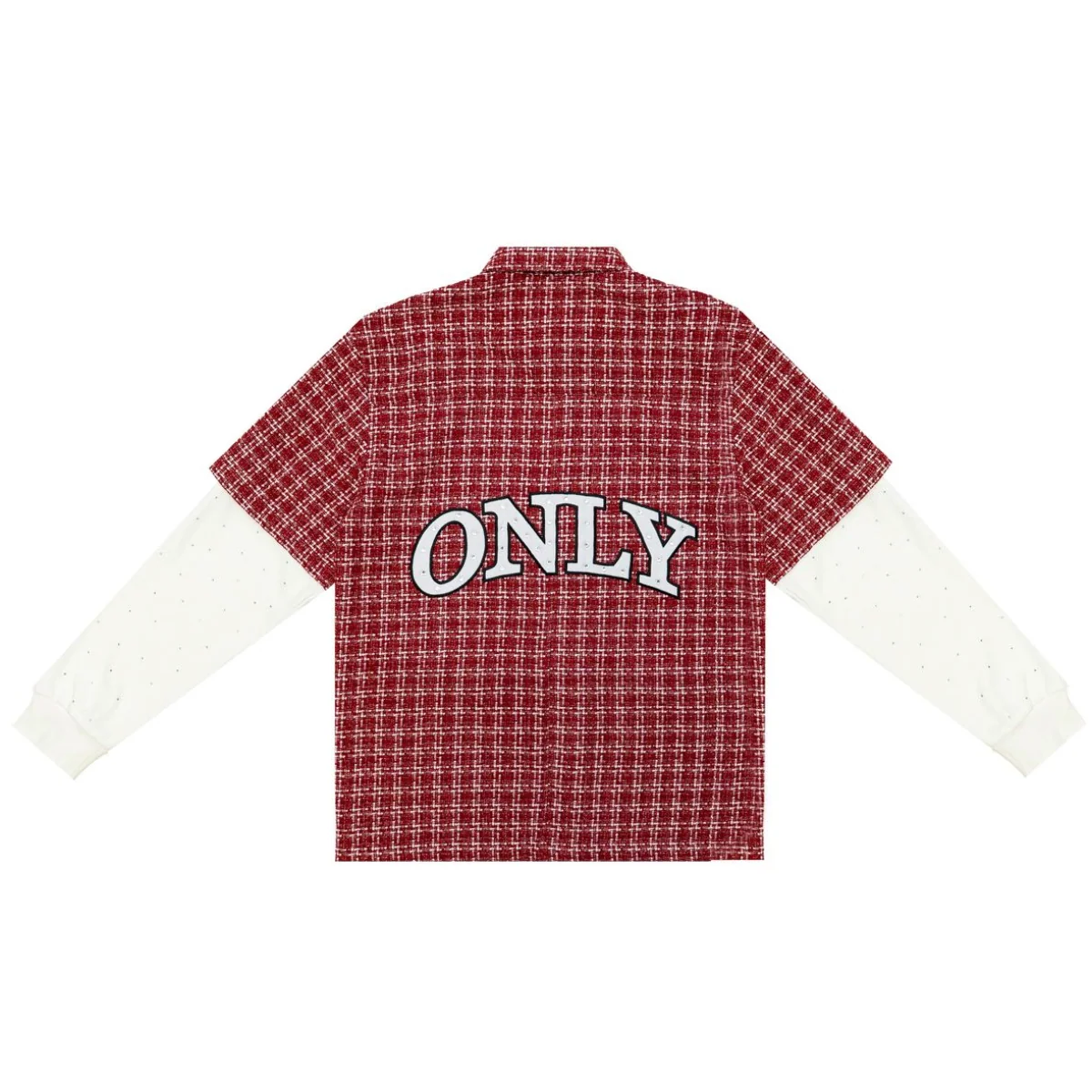 BAO STATIC FLANNEL BUTTON UP RED - Image 2