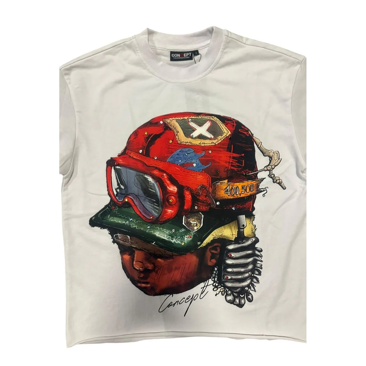 CONCEPT - CAPTAIN LS TEE - WHT - Image 2