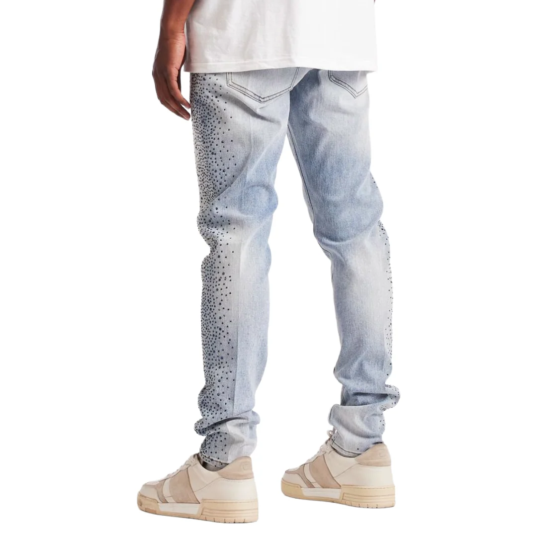 EMBELLISH FROST DENIM - BLUE - Image 4