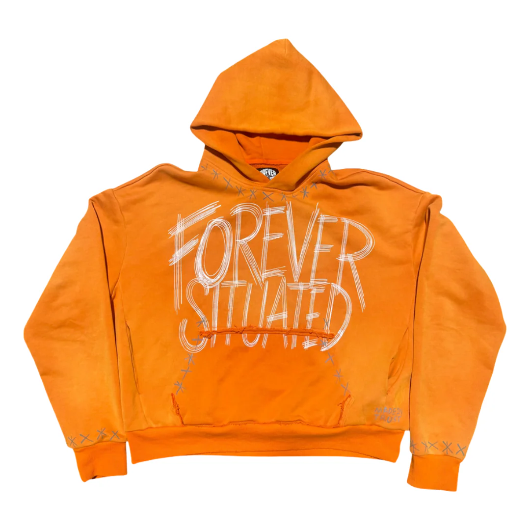 FS "THE FUTURE" HOODIE - ORANGE - Image 2