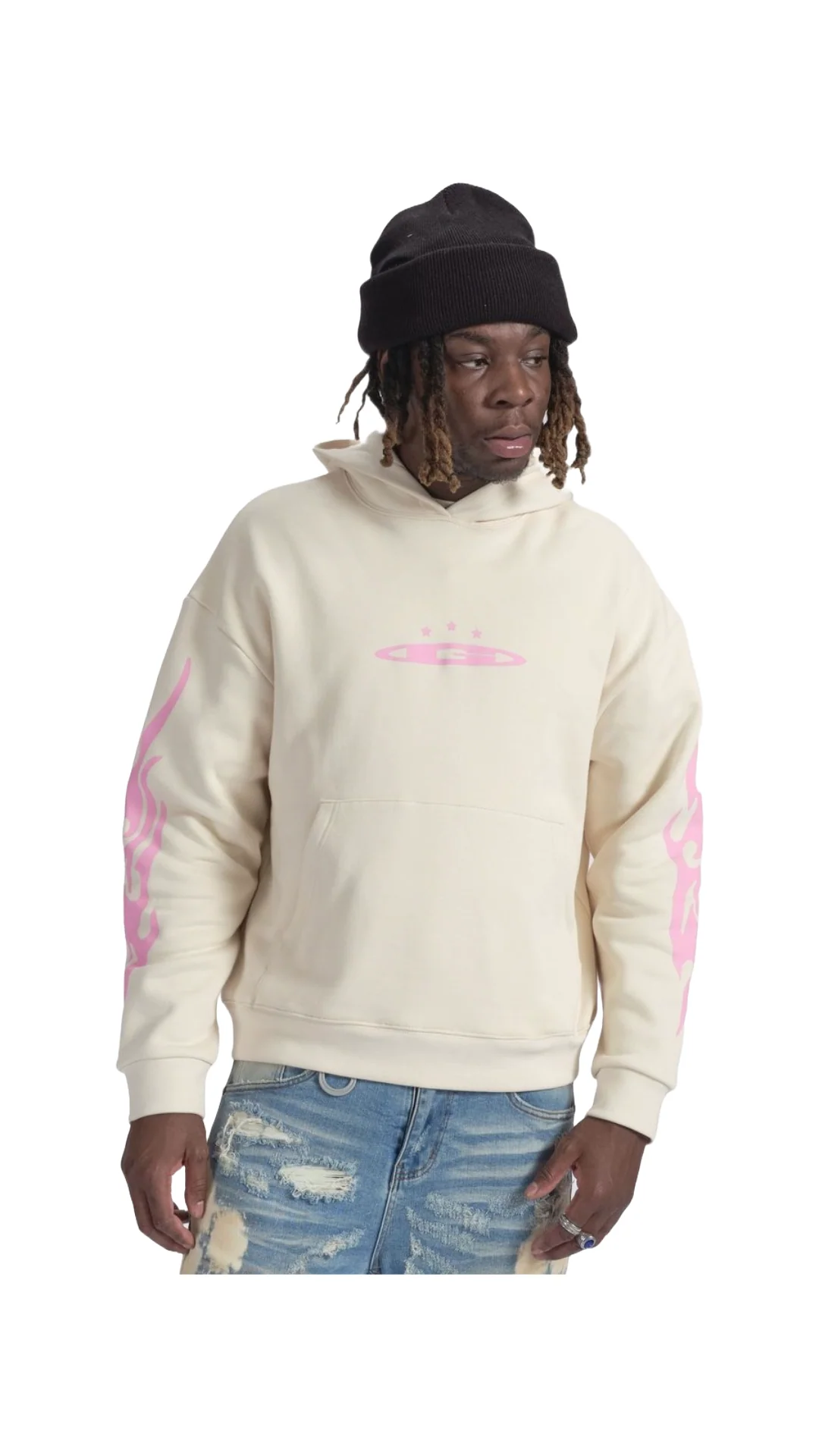 GALA ESCAPISM HOODIE (CREAM) - Image 2