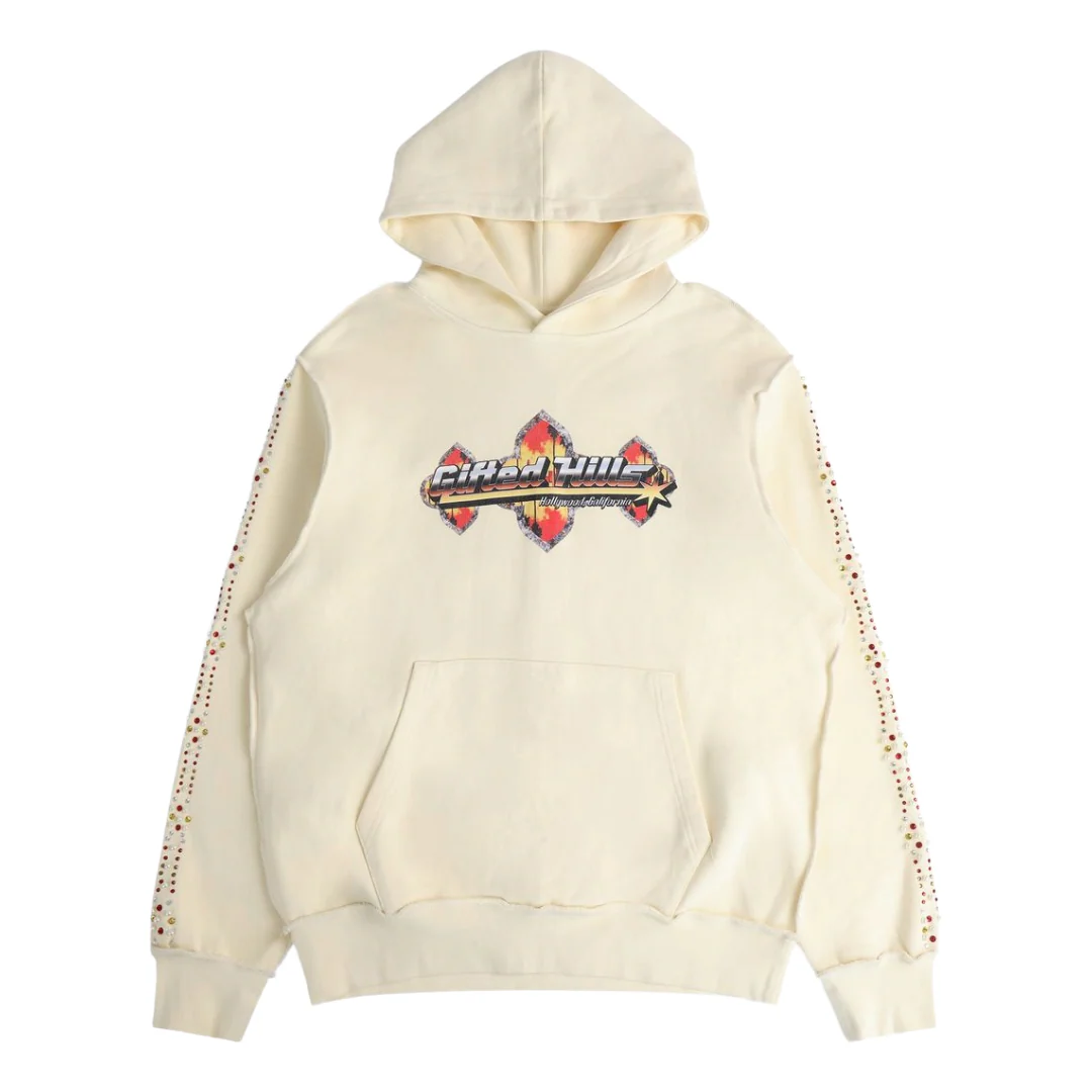 GFTD FLAME TOUR BONE HOODY - Image 2