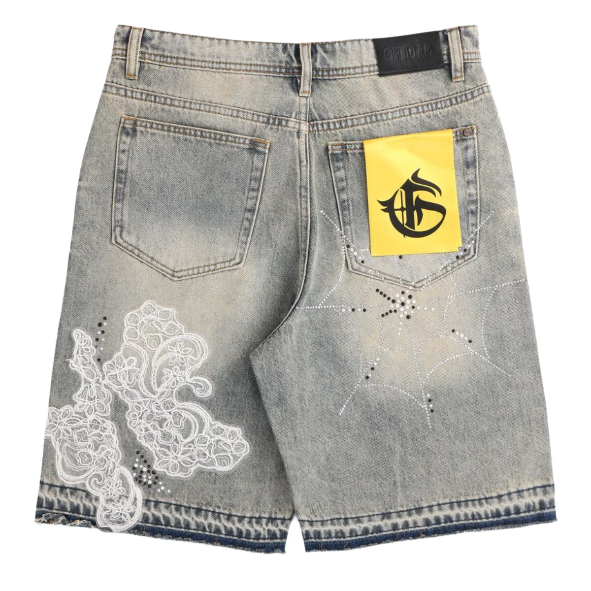 GFTD 'RIOT TOUR' DENIM SHORTS (LT BLUE) - Image 2