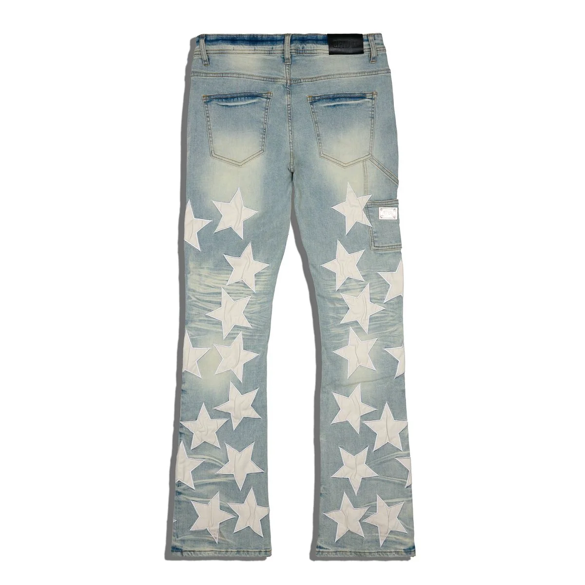 GFTD "SUPER STAR" STACKED JEANS (BLUE) - Image 2