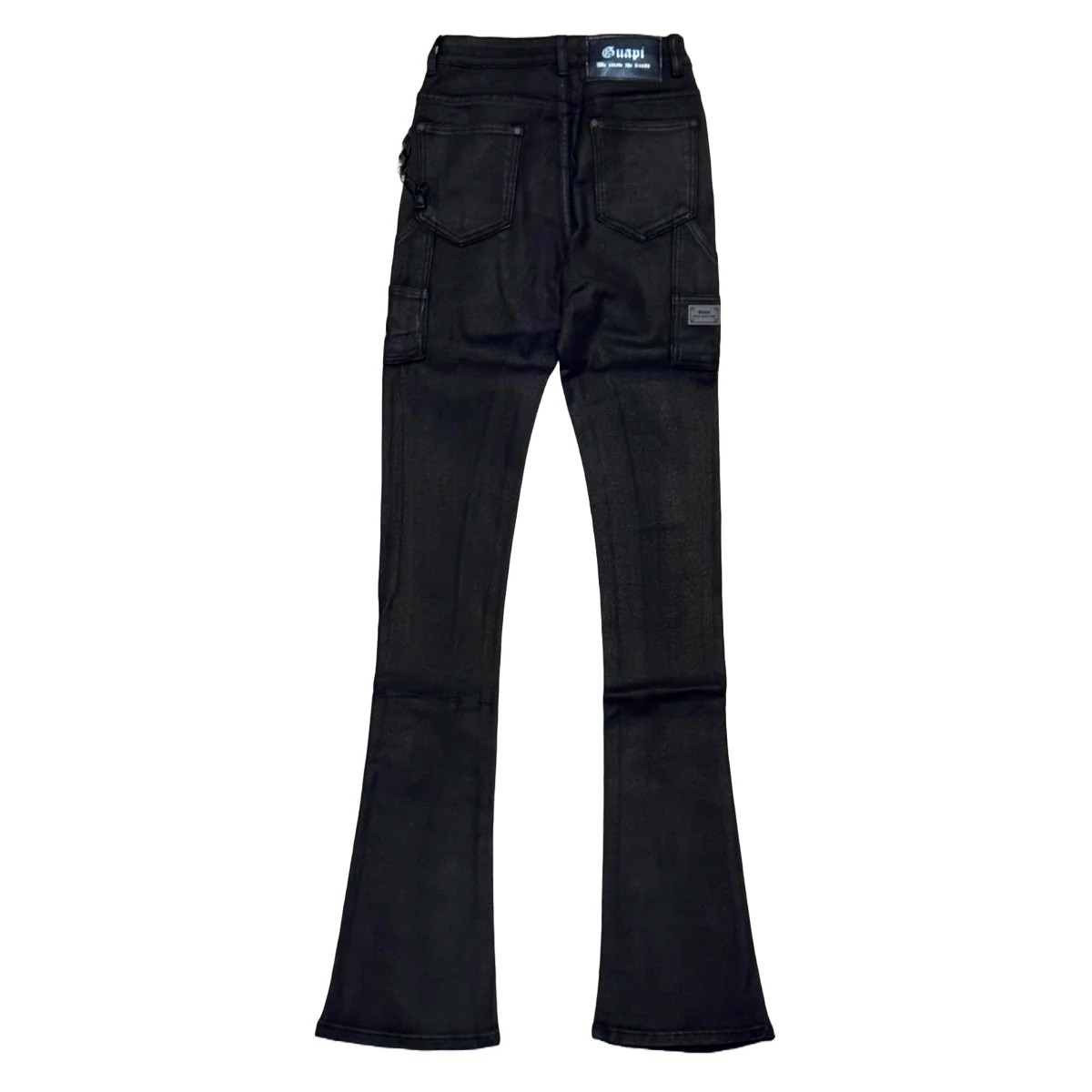 GUAPI BLACK WAX CARPENTER STACKED DENIM - Image 4
