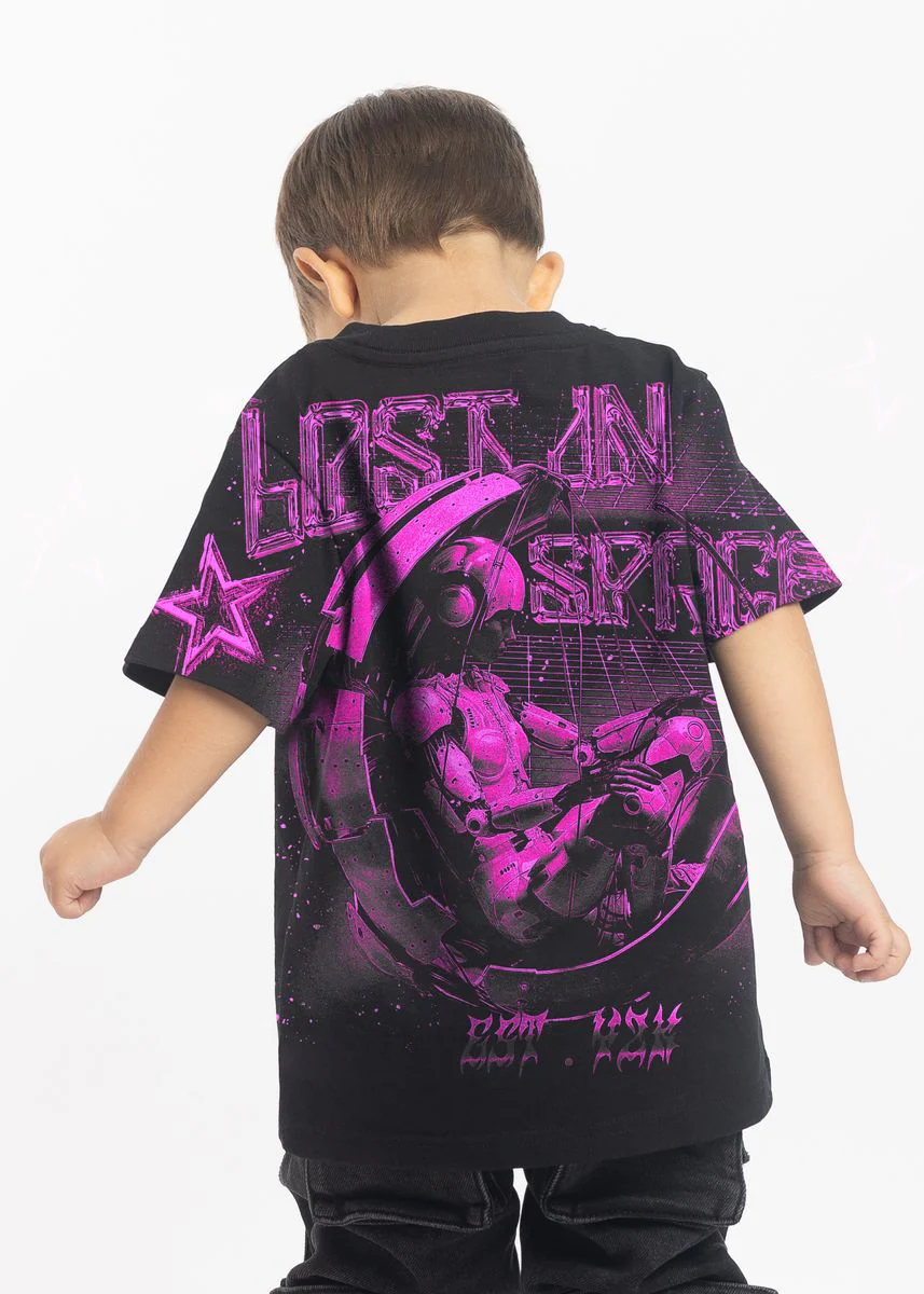 GUAPI CYBORG KIDS TEE (PINK) - Image 2