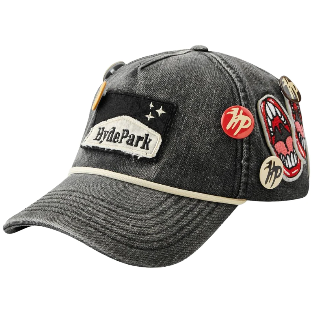 HP - CIGGY CIG DENIM CAP - BLACK - Image 3