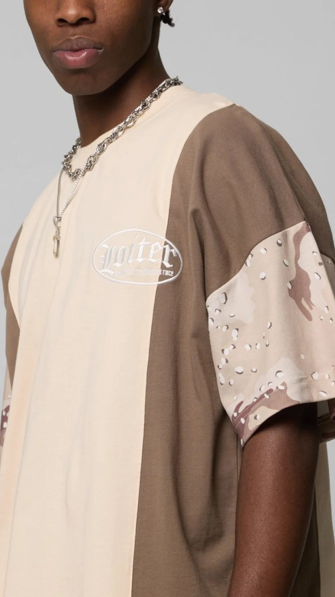 LOITER SPLINTER TEE (DESERT CAMO) - Image 3