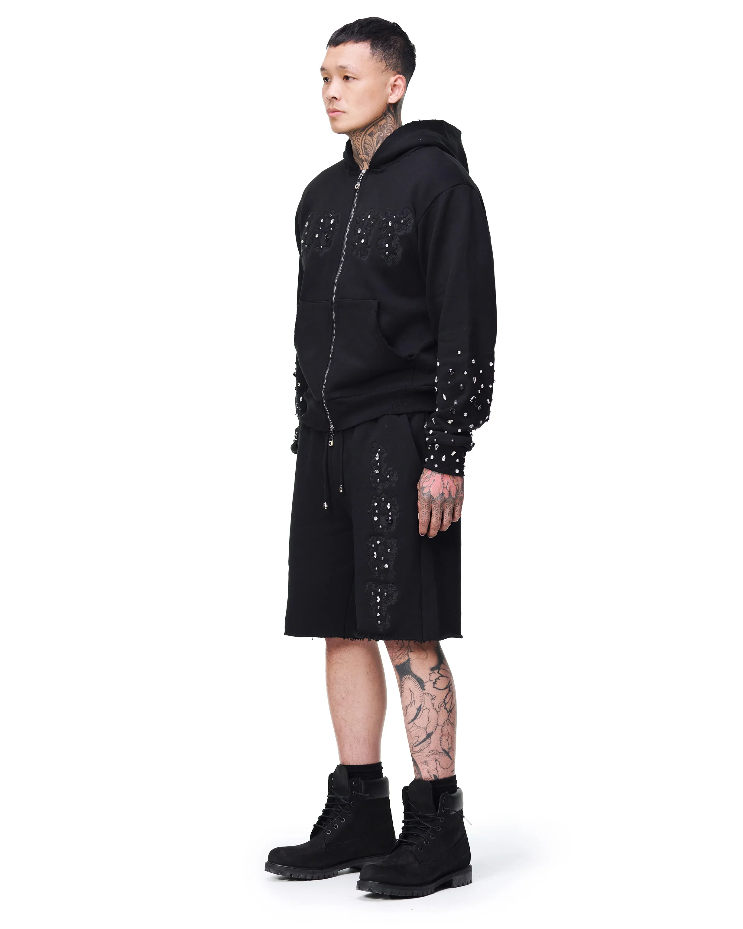LOST INTRICACY BLACKOUT PATCH ZIP-UP - Image 8