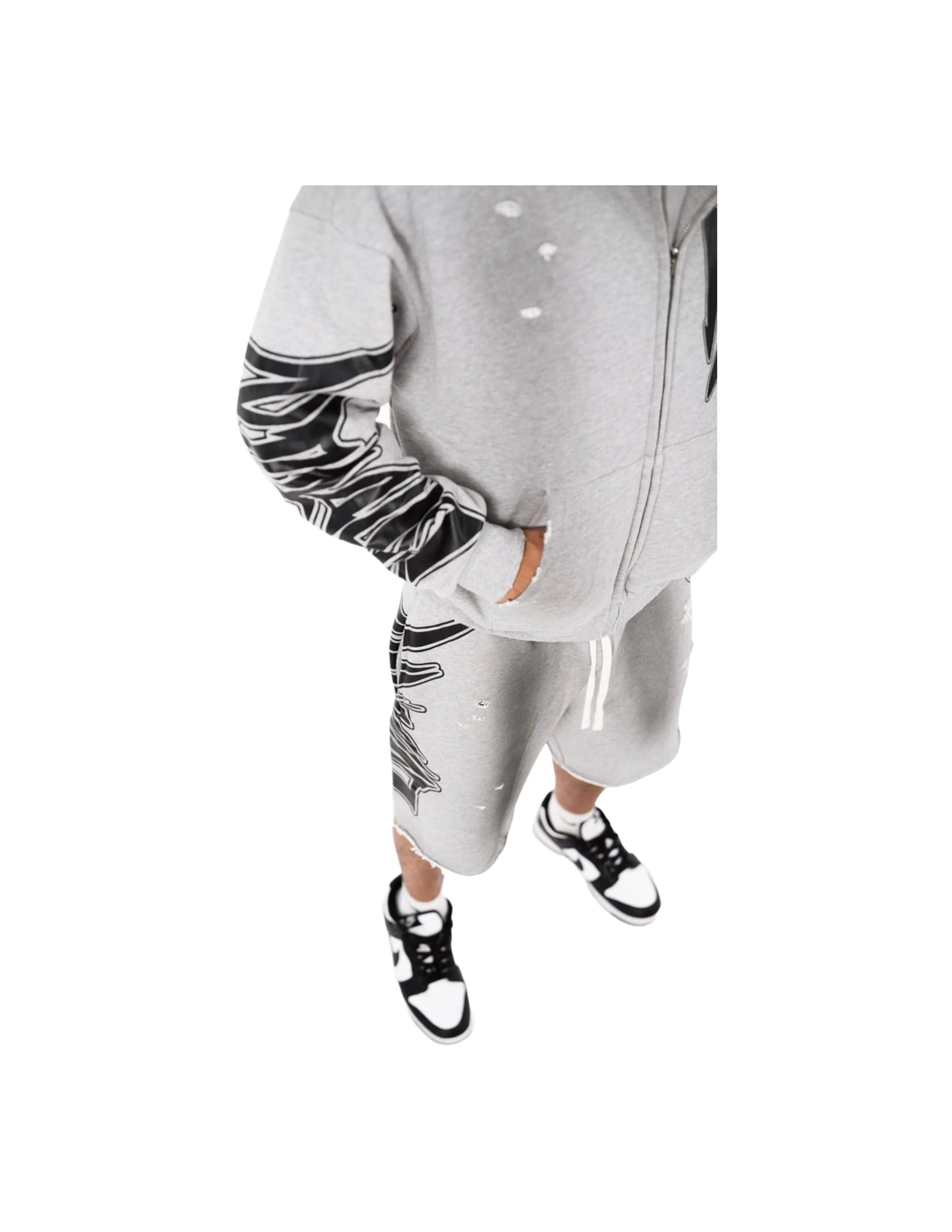 ME "GREY FADED SHORTS" - Image 4
