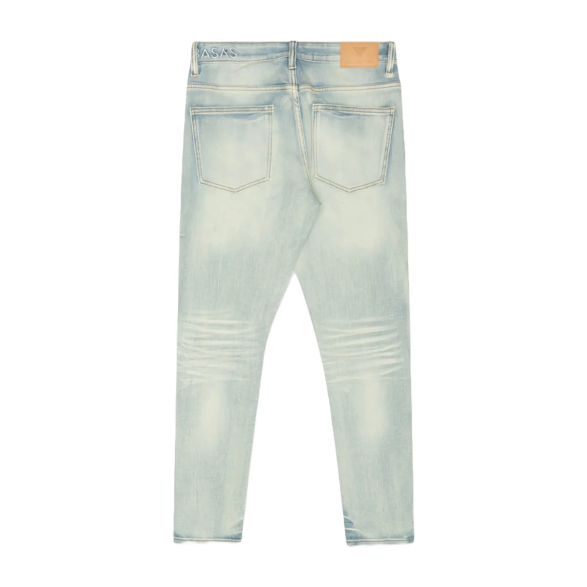 "MR.SLIM" LIGHT WASH 4 WAY STRETCH SLIM FIT JEAN - Image 2