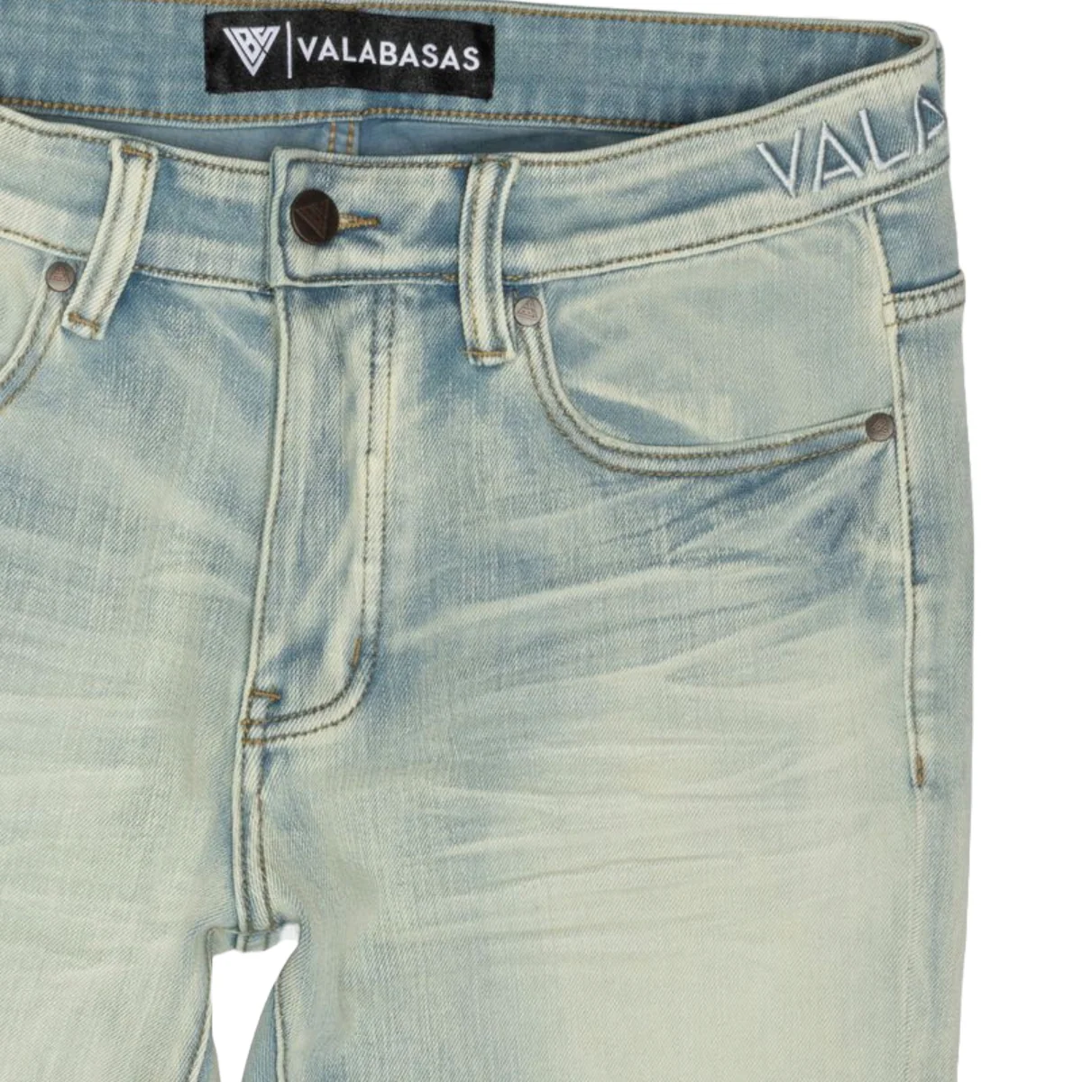 "MR.SLIM" LIGHT WASH 4 WAY STRETCH SLIM FIT JEAN - Image 3