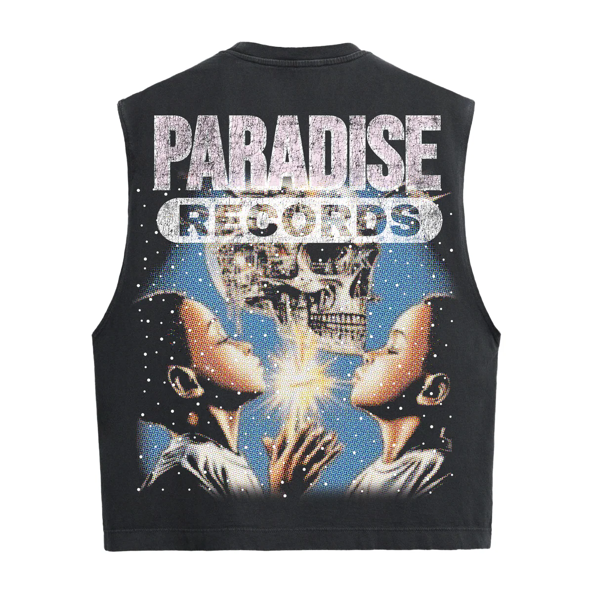 PARADISE "ETERNAL VISION" MUSCLE TEE (BLACK) - Image 2
