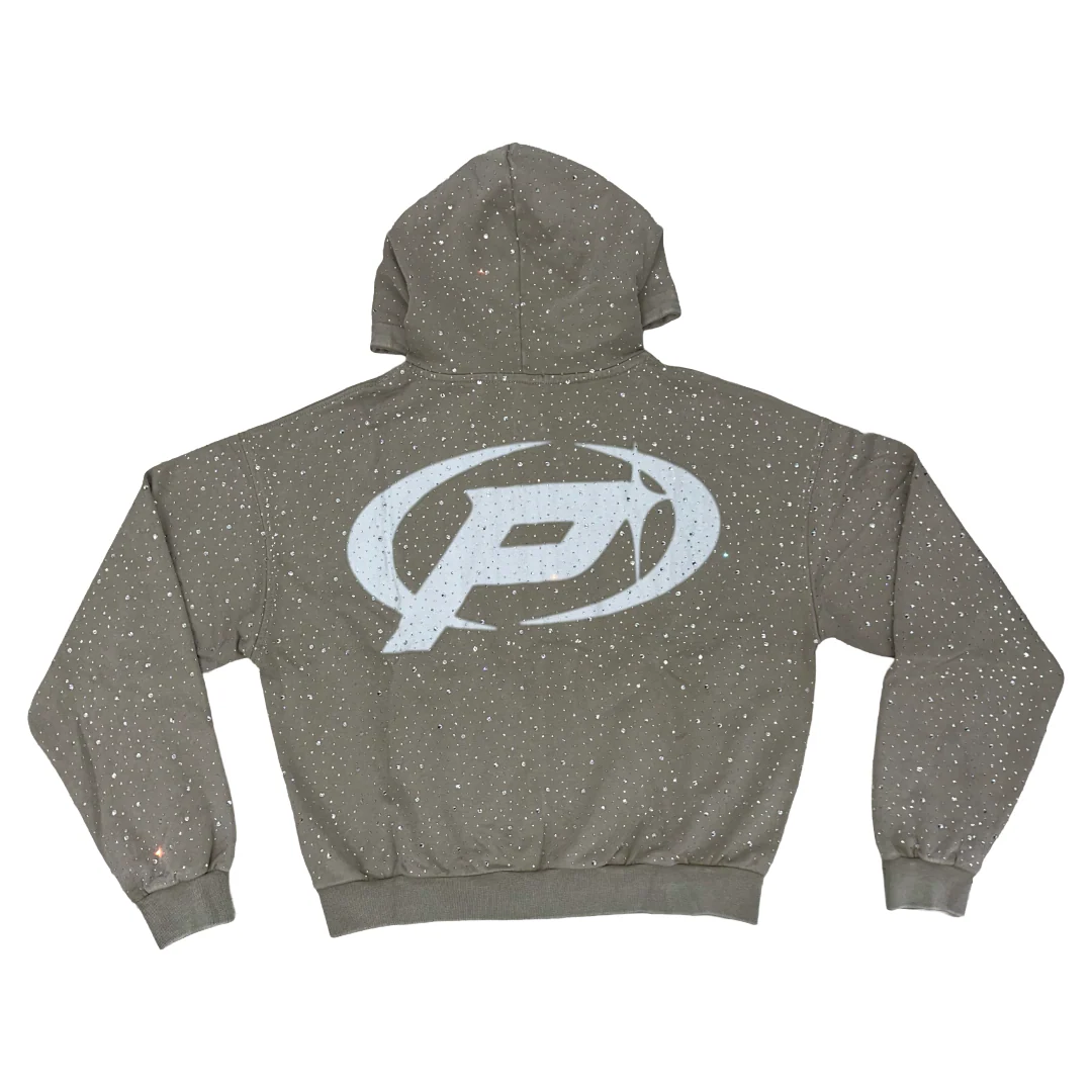 PRESTIGE  DIAMOND HOODIE - TAN - Image 2