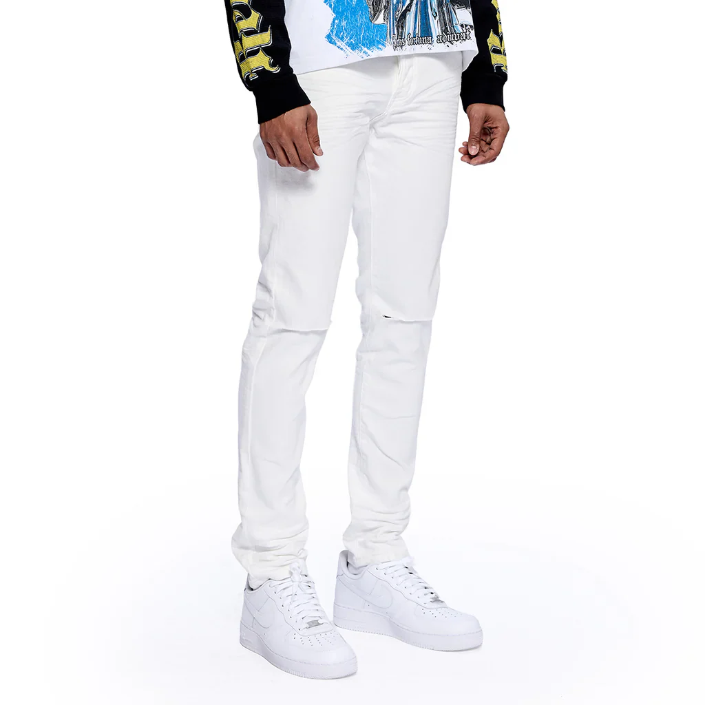 RVR "CORE" WHITE SKINNY DENIM (JC-06) - Image 3