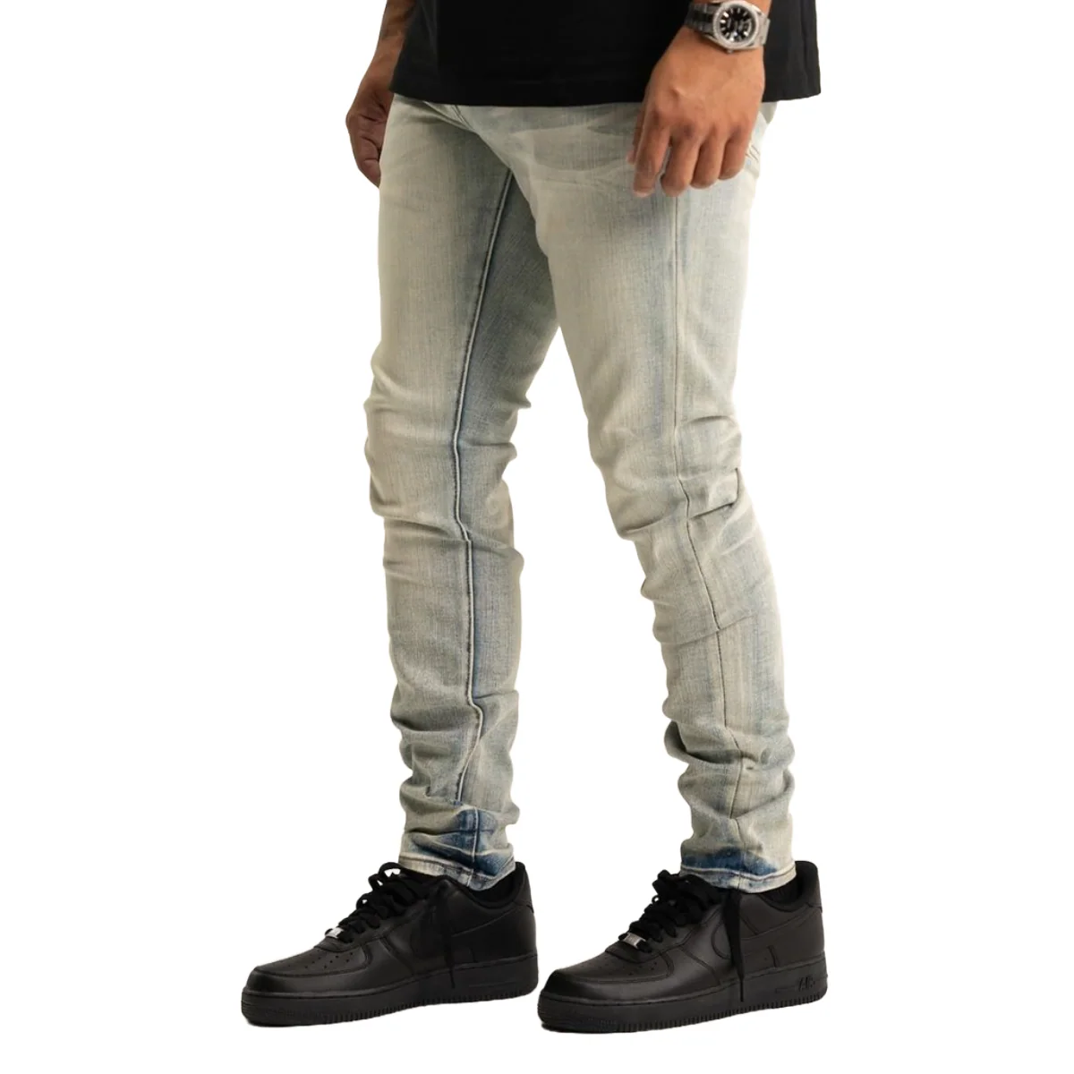 RVR 'ORIGIN' RS-04 LIGHT BLUE SKINNY DENIM - Image 2