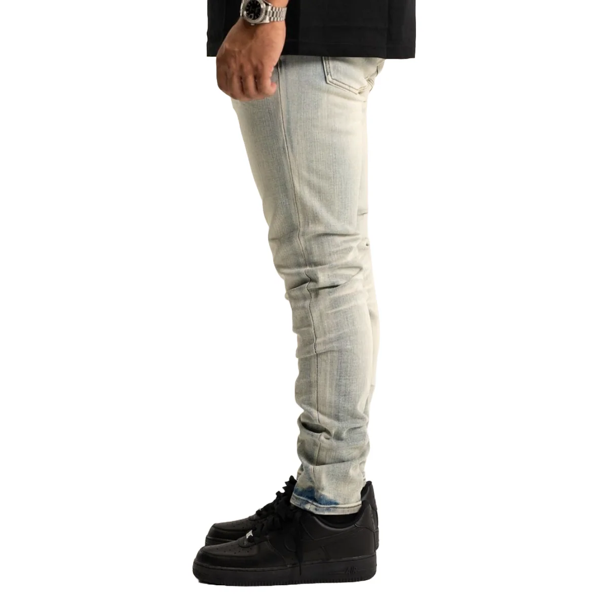 RVR 'ORIGIN' RS-04 LIGHT BLUE SKINNY DENIM - Image 3