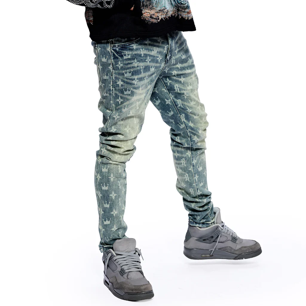 RVR "ROYALTY" BLUE WASH DENIM - Image 3