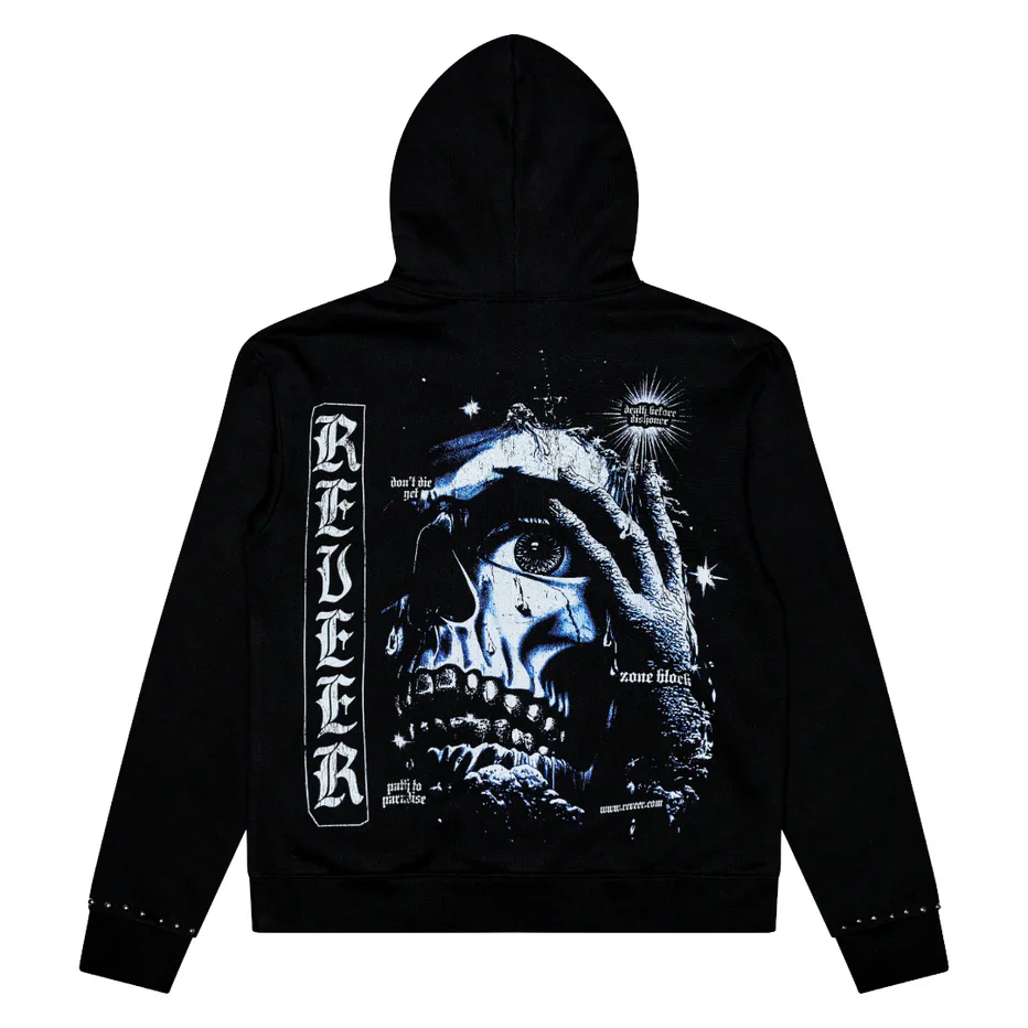 RVR "SALVATION COSTS" BLACK HOODIE - Image 6