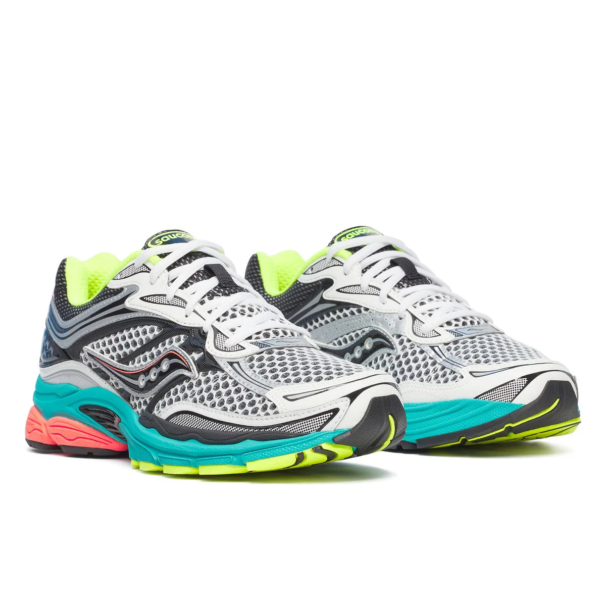 SAUCONY PROGRID OMNI 9 - SILVER/MUTANT - Image 2