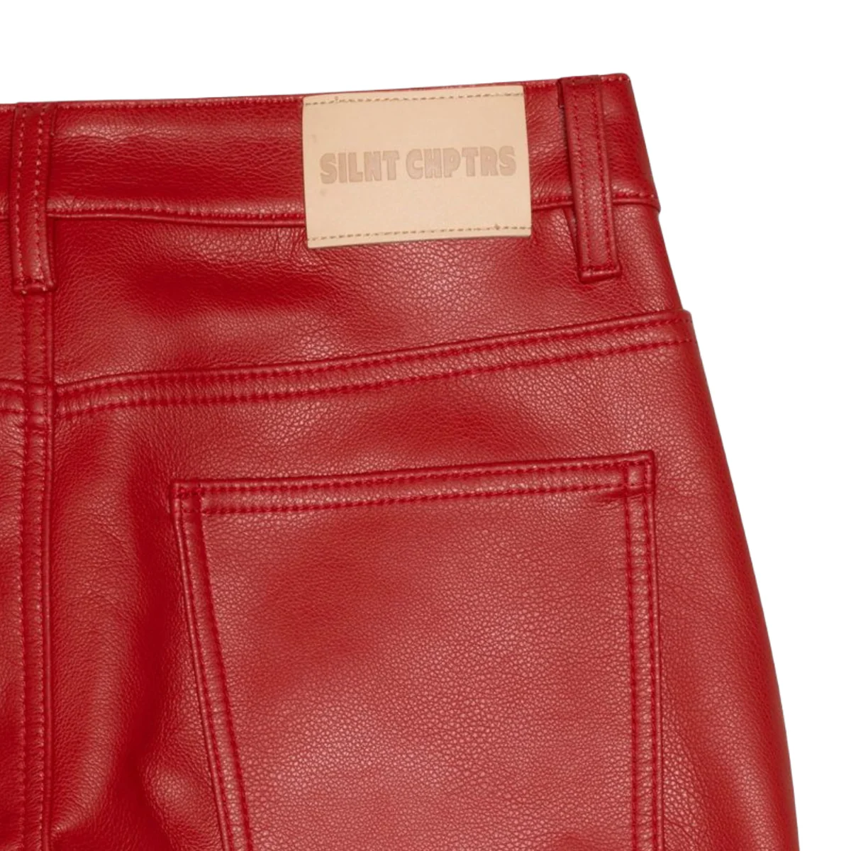 SC 'CUERO' STACKED - RED LEATHER - Image 4