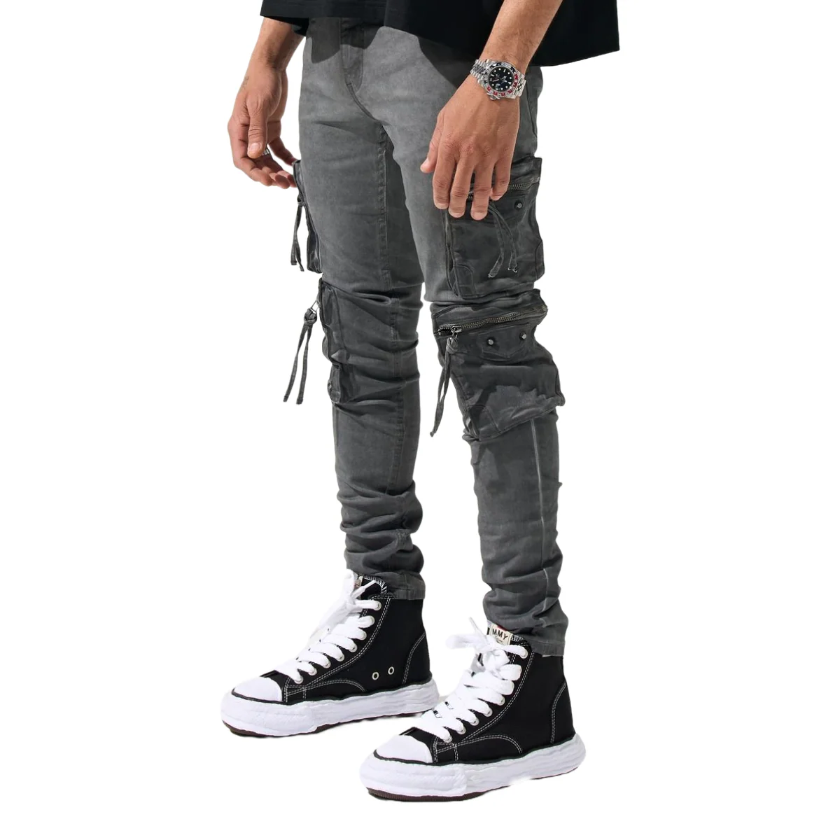 SERENEDE 'GRANITE' CARGO JEANS - Image 2