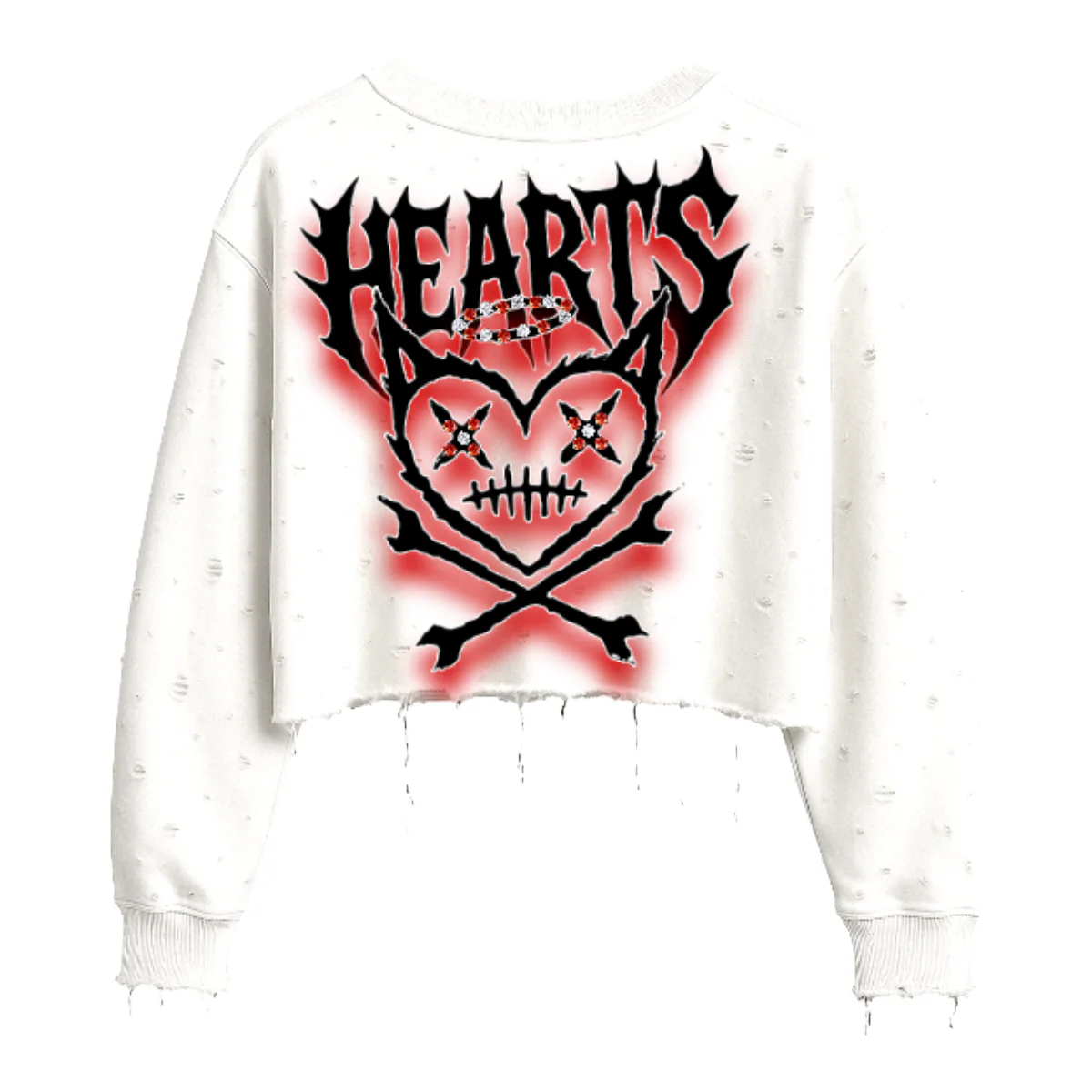 SHATTERED "RED SHATTERED HEAD" SWEATER - Image 2