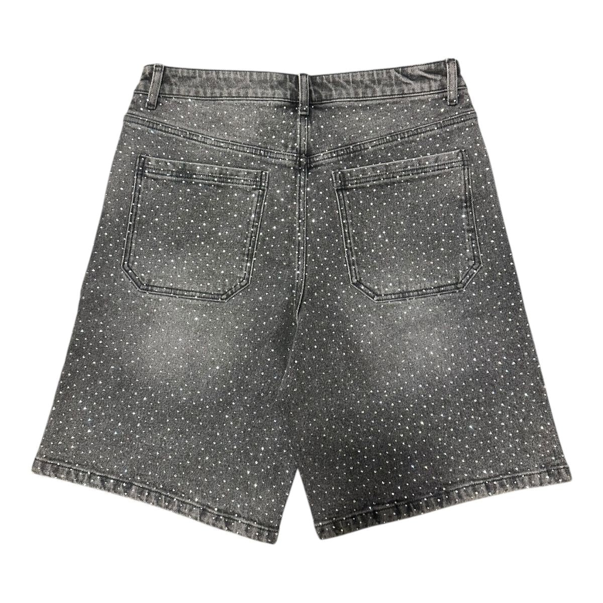 SYNDICATE 'MARINO' GREY DENIM SHORTS - Image 2