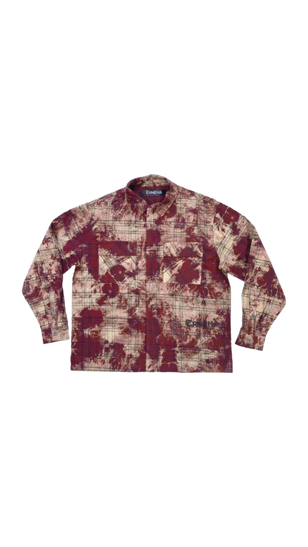 TRNCHS "FATAH" RED BUTTON UP - Image 2