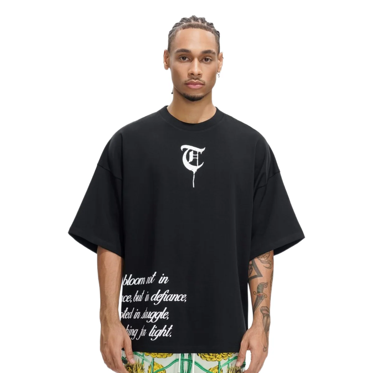 TRNCHS 'GROWN IN WAR' SS TEE (BLK) - Image 2