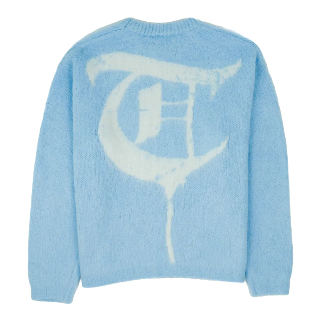 TRNCHS "MOHAIR" SWEATER - BLUE - Image 2
