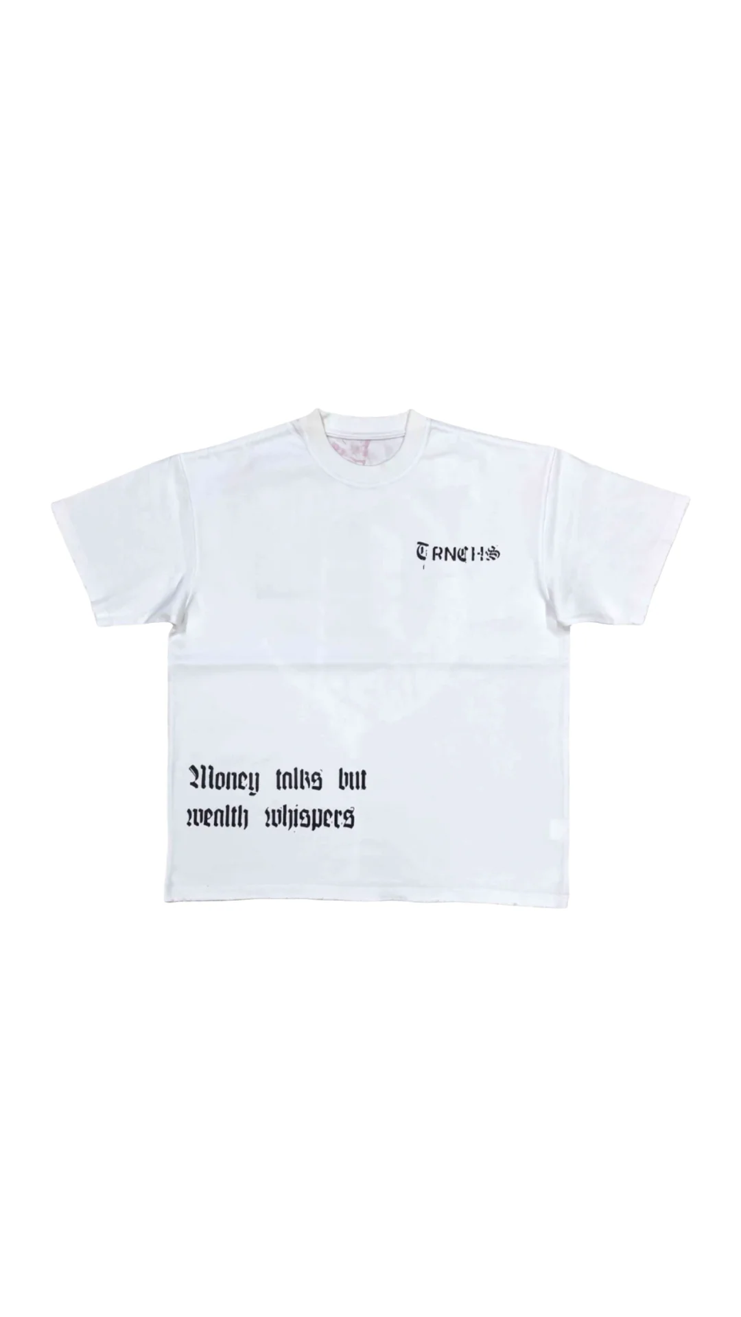 TRNCHS "MONEY TALKS" WHITE TEE - Image 2