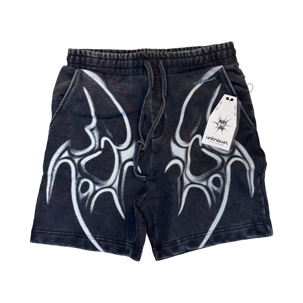 UNKNOWN 'CLAWS' SHORTS - BLACK