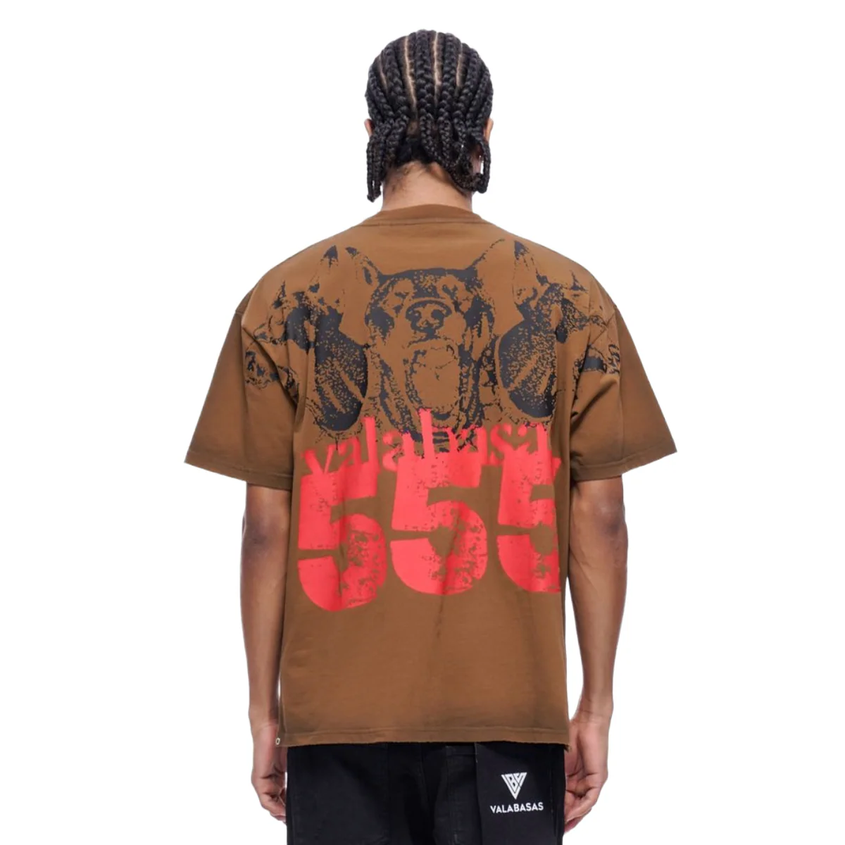 VALABASAS "ART" SS TEE (BRWN) - Image 2