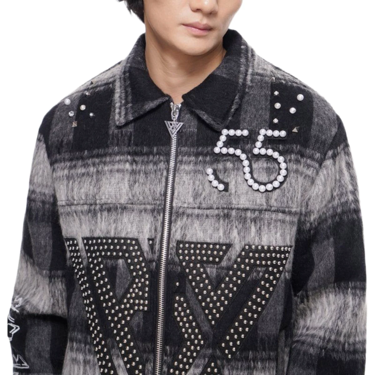 VALABASAS BLACK GARLAND WOVEN JACKET - Image 4