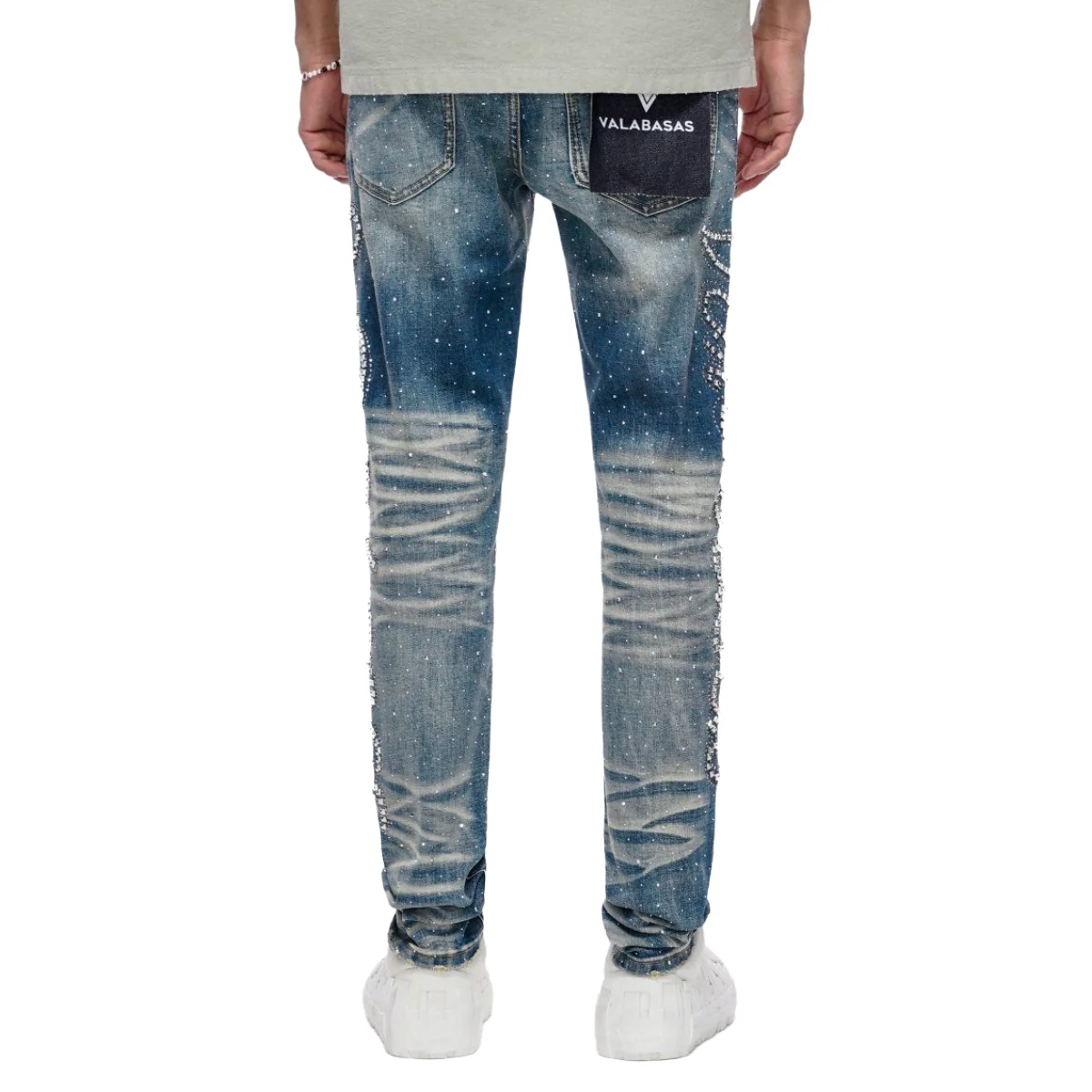 VALABASAS 'LICIUM' SKINNY DENIM (DRK BLUE) - Image 2