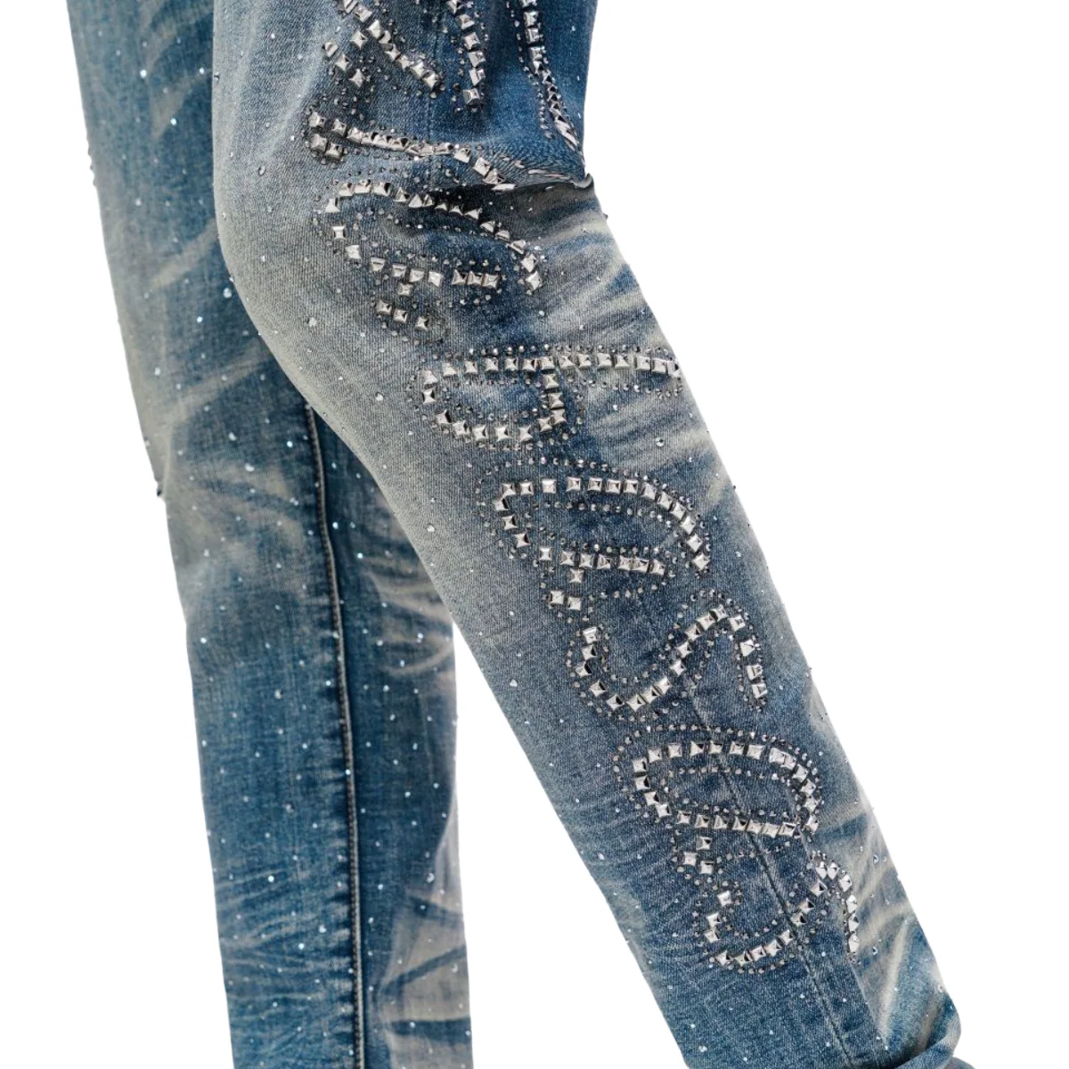 VALABASAS 'LICIUM' SKINNY DENIM (DRK BLUE) - Image 3