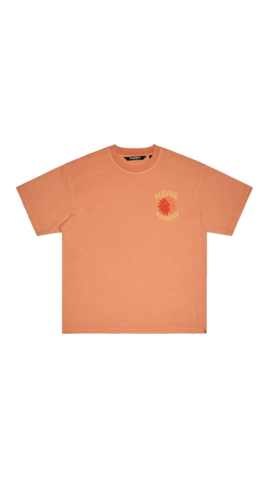 VALABASAS "LIFES A BEACH" TEE (PEACH) - Image 2