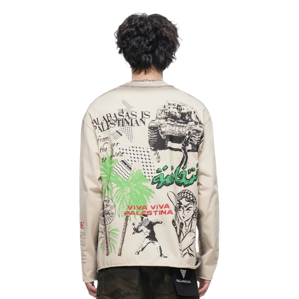 VALABASAS "PALI" LS SHIRT (WHT) - Image 2