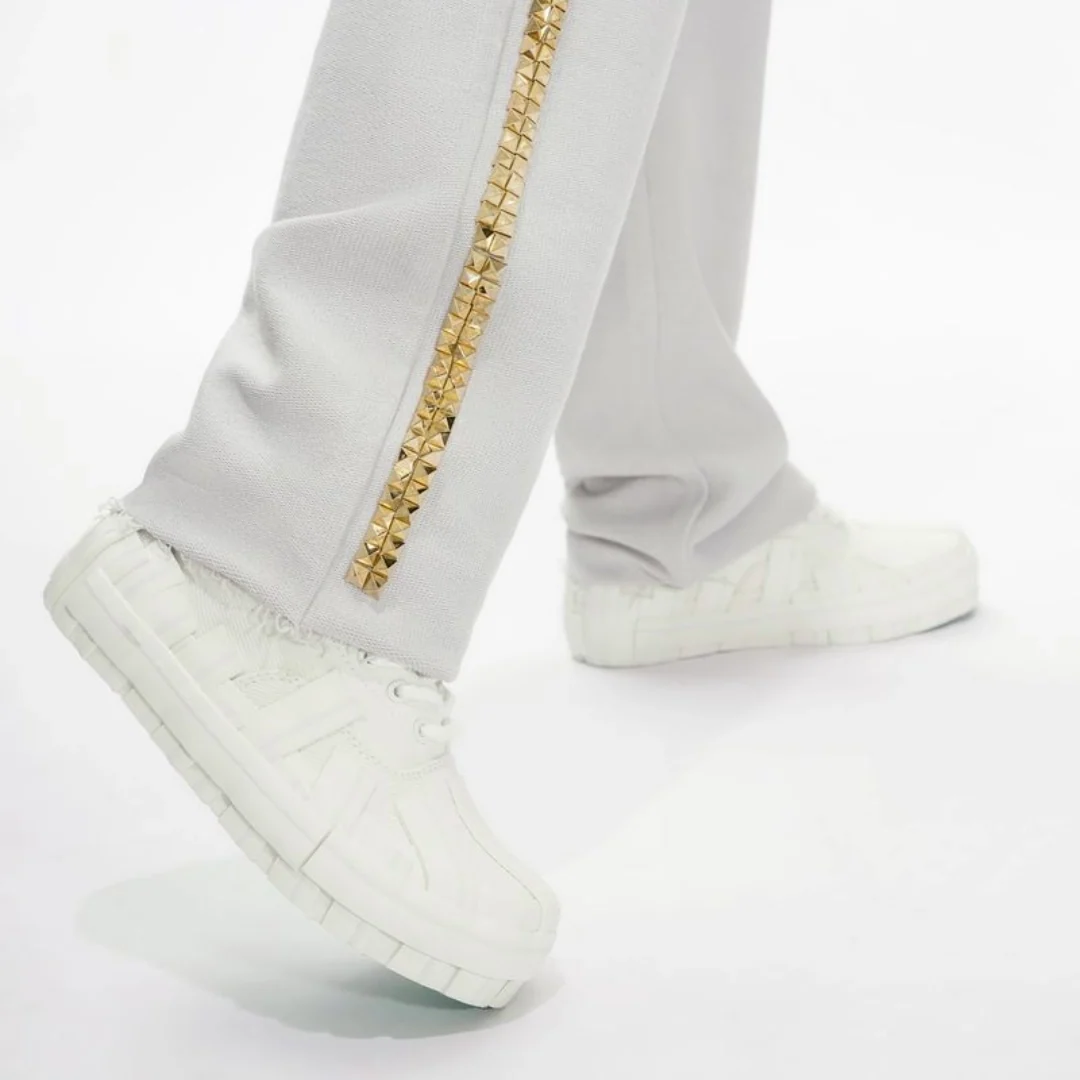 VALABASAS "SATURN" LT GREY FLEECE PANTS - Image 5