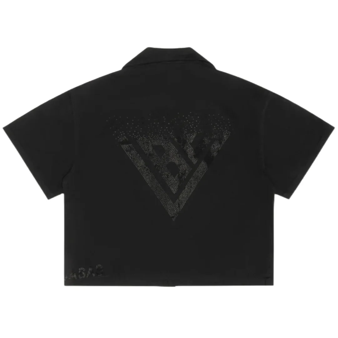 VALABASAS "SHINE" BUTTON DOWN - BLACK - Image 2