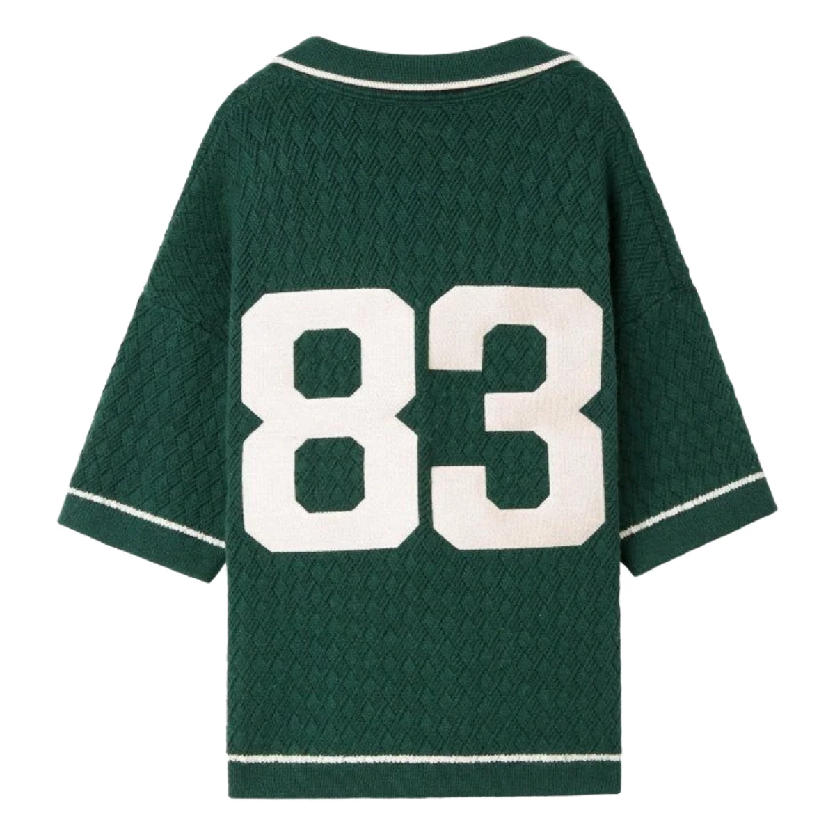 VDL SOLIS KNIT POLO - GREEN (CASHMERE BLEND) - Image 2